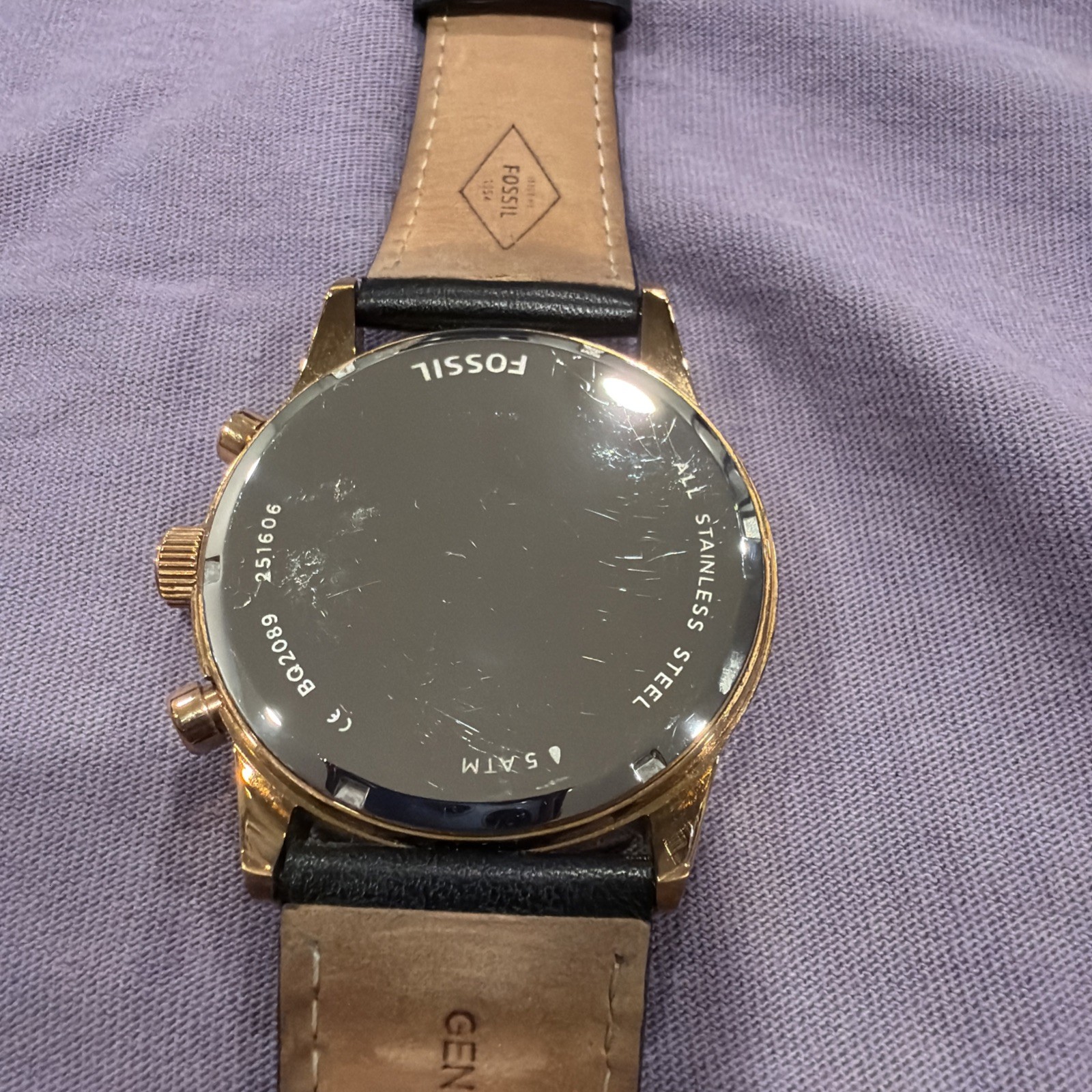 Fossil Men’s Grant Chronograph watch BQ2089, 251-606 ￼5 Atm
