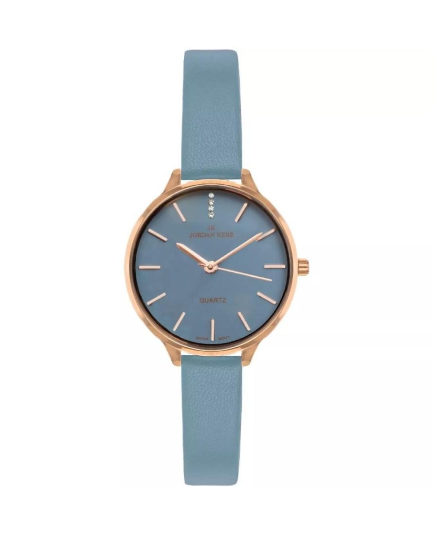 JORDAN KERR Women Analog Quartz Casual Watch Classic Dress 34mm Waterproof Round