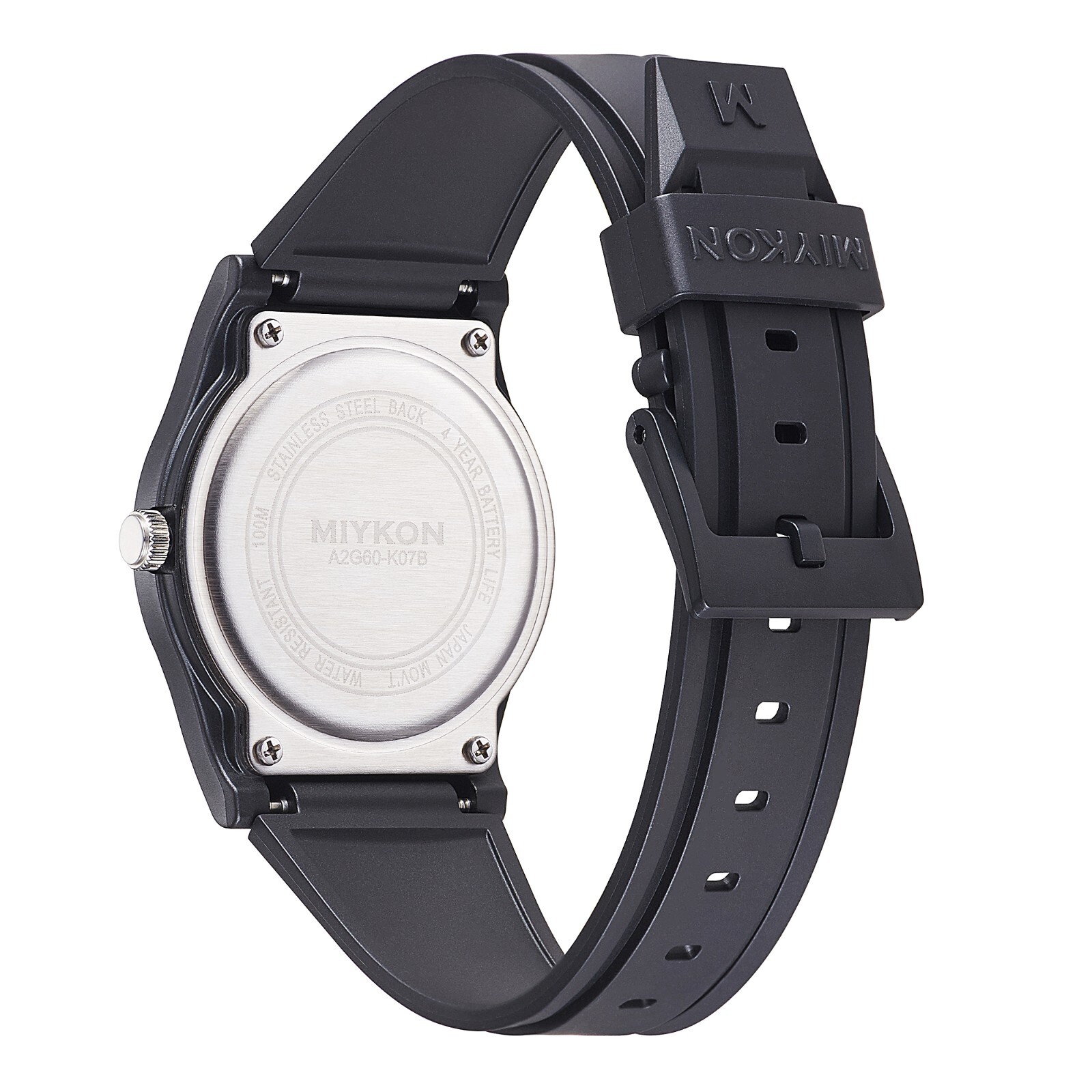 Miykon Men’s Easy Reader Resin Watch | 38mm | Japanese Quartz | Water Resistant