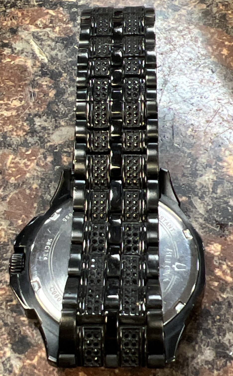 Bulova Octava Black Crystal Stainless Steel 98C134 Chronograph a-2