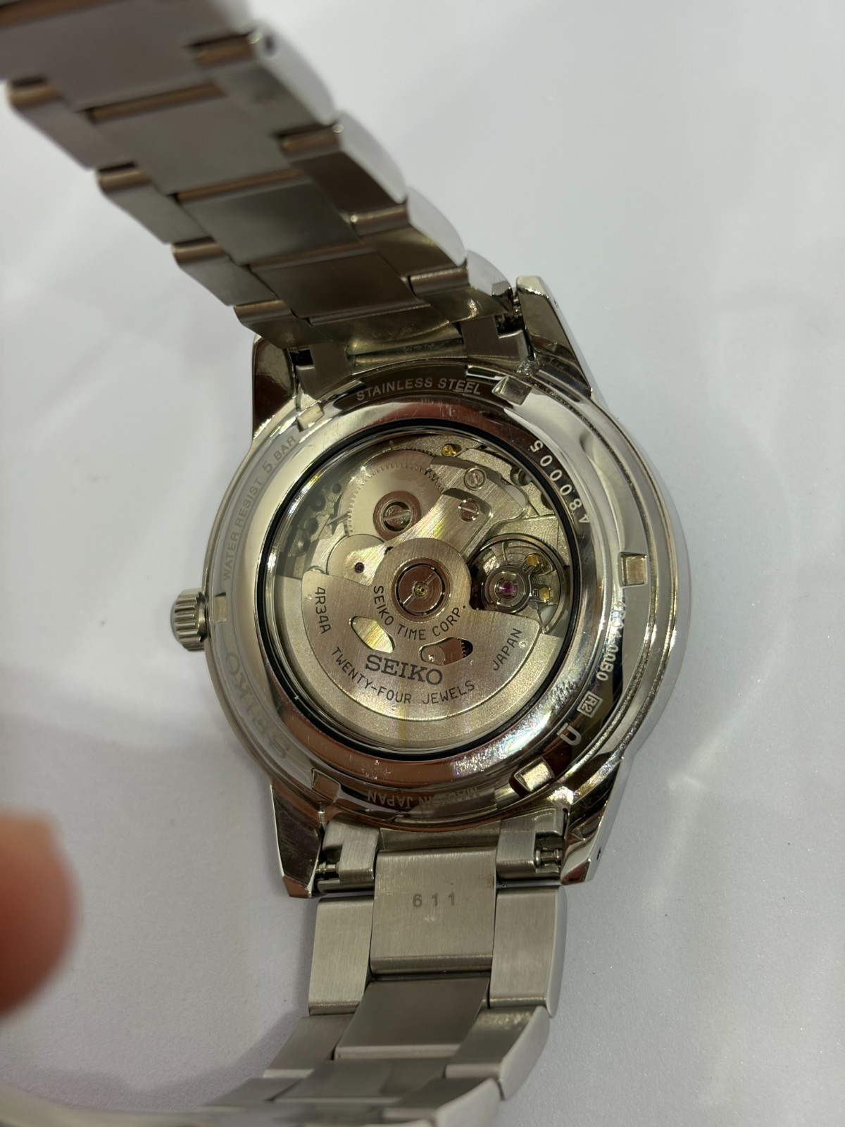 SEIKO PRESAGE GMT 4r34-oobo
