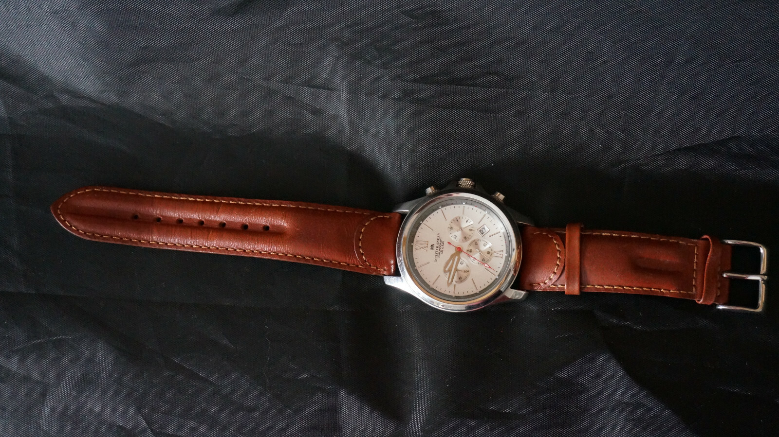 Meister Anker wrist watch MA Chronograph  WR10Bar 727.340 2/244