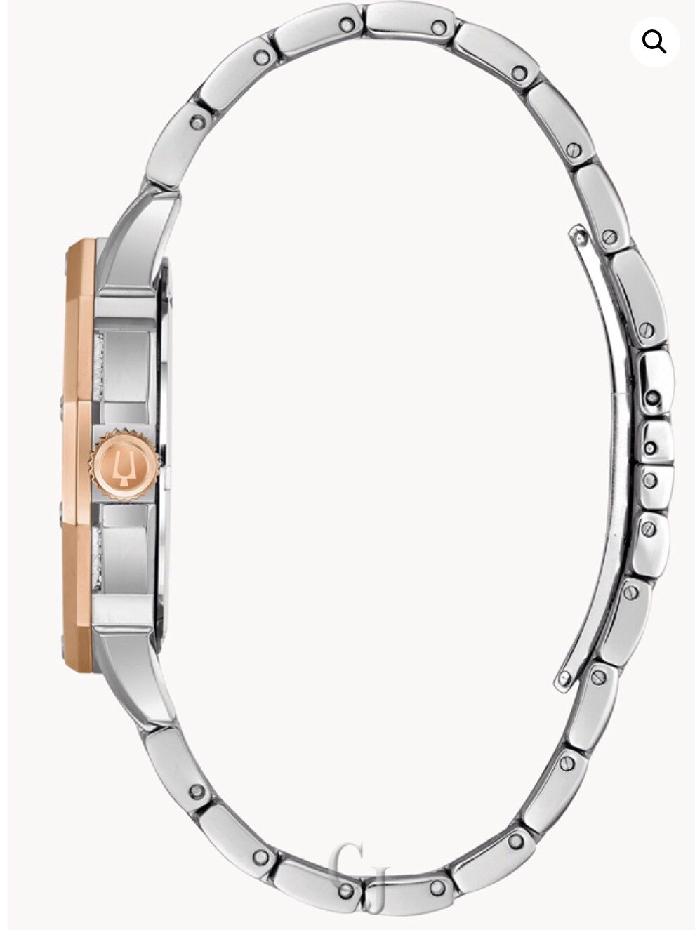 Bulova Men’s Crystal Octava Quartz Watch 41.5mm Gold Silver Two-Tone 98C133