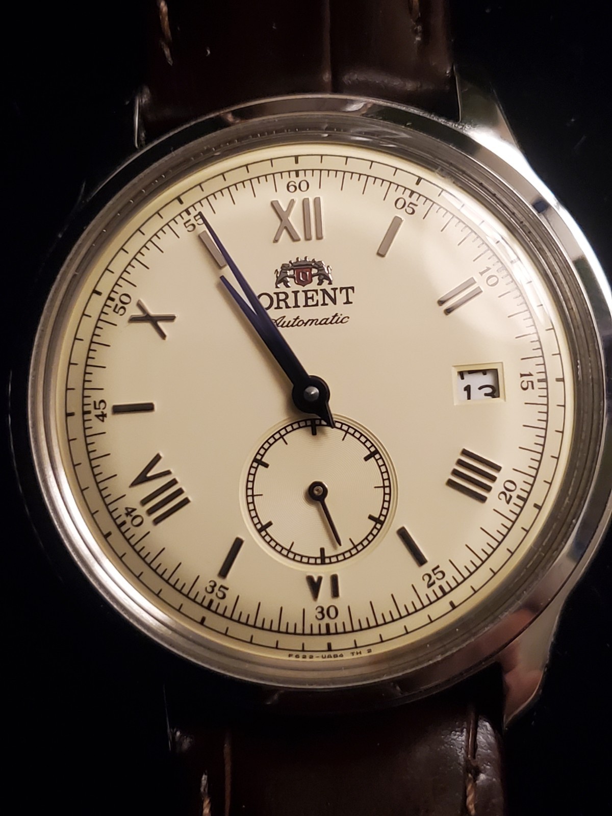Orient Bambino 38mm Small Seconds Cream Dial RA-AP0105Y30B Automatic Men’s Watch