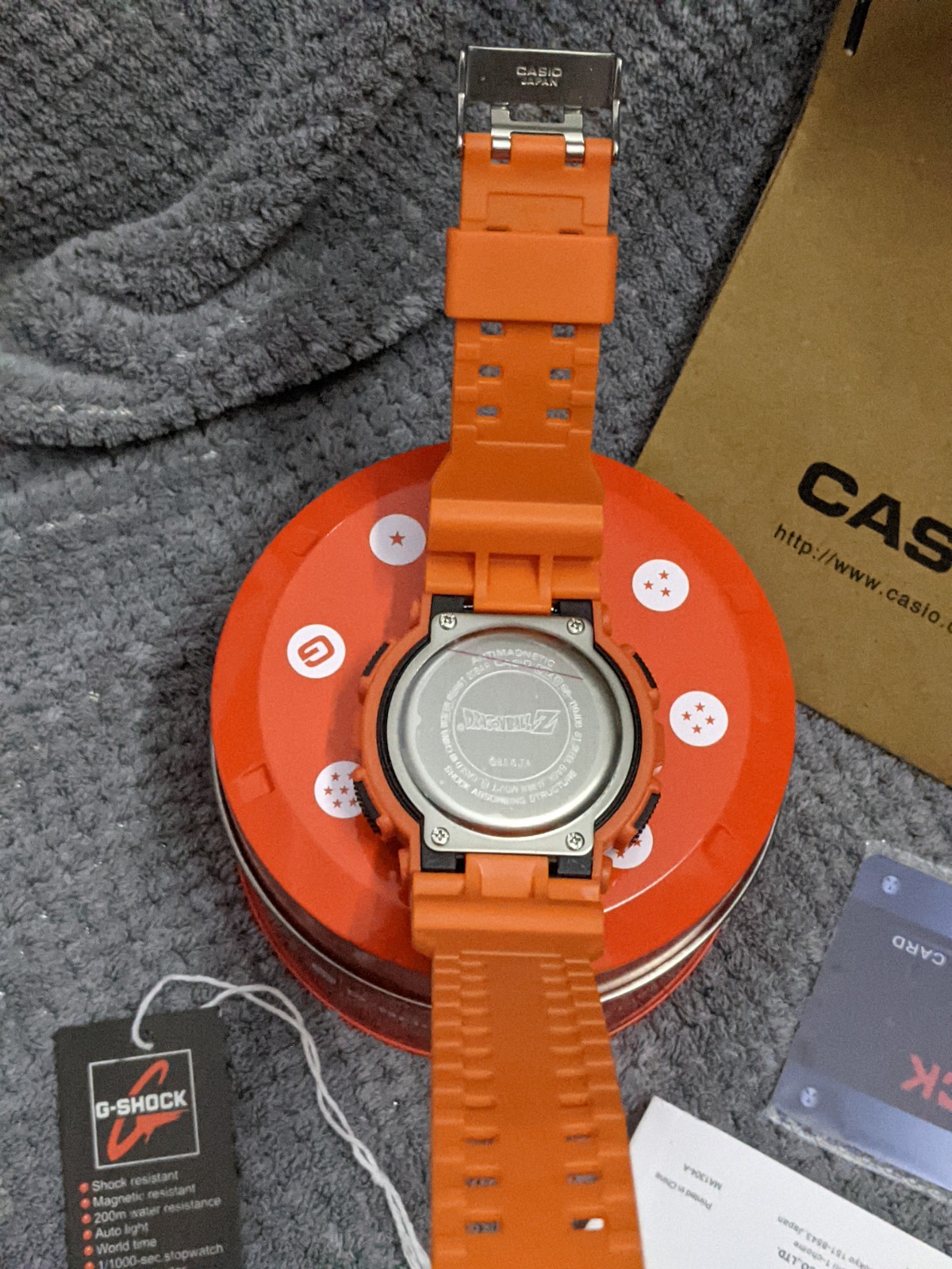 Casio G-Shock x Dragon Ball Z GA-110JDB-1A4 Son Goku Limited Edition Brand New