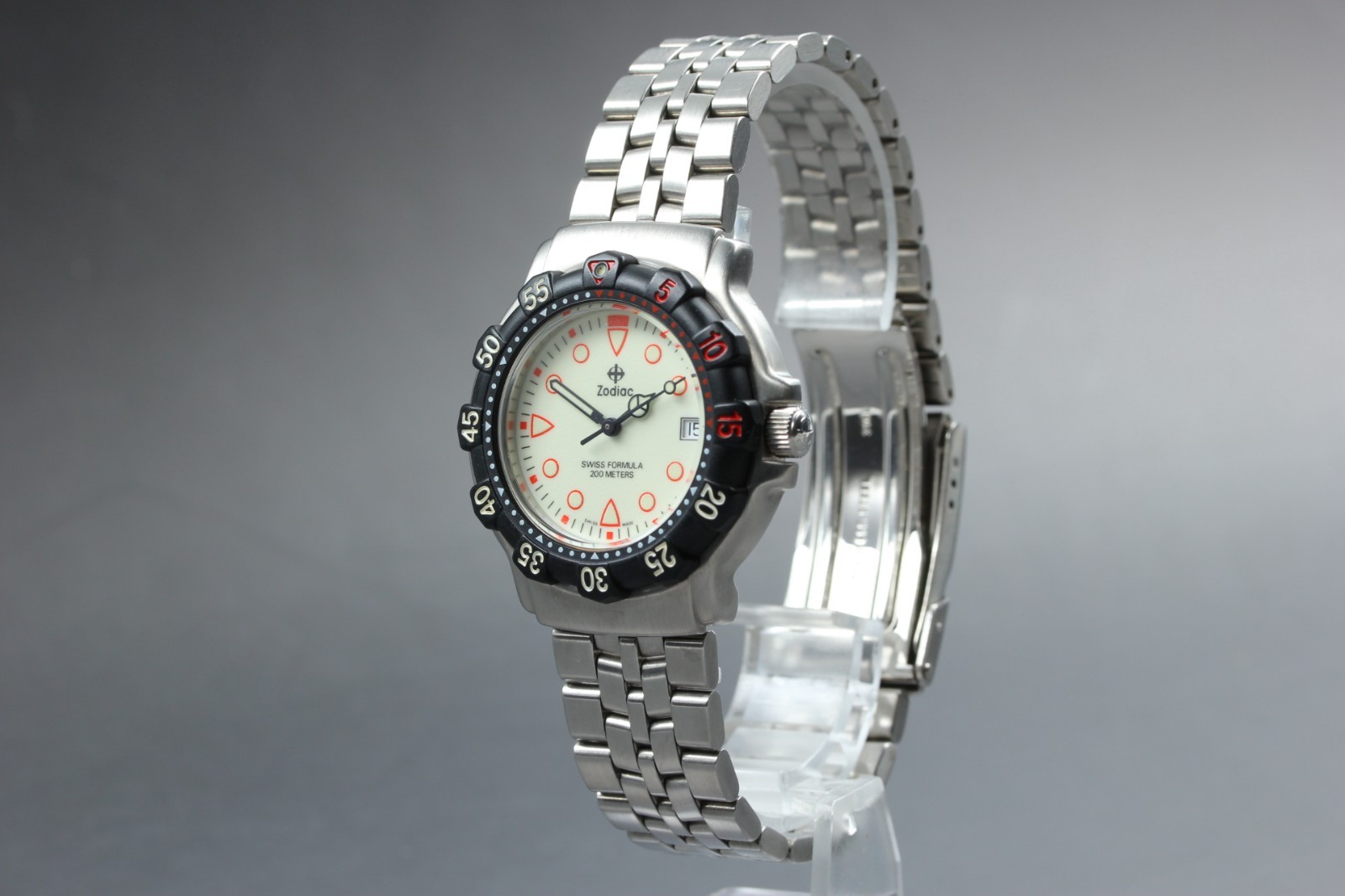 [Near MINT] Zodiac Swiss Formula 713.83.66 Quartz Men’s Watch From Japan #3614