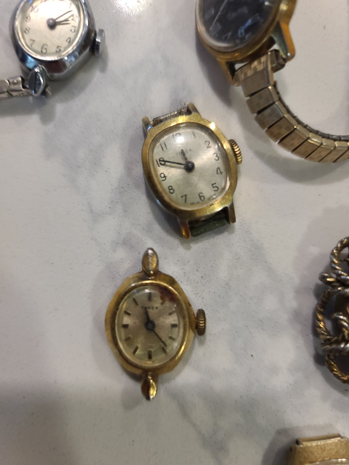 Vintage Watch Lot Timex Benrus Seiko Pulsar Waltham Accurist Parts/Repair 20+