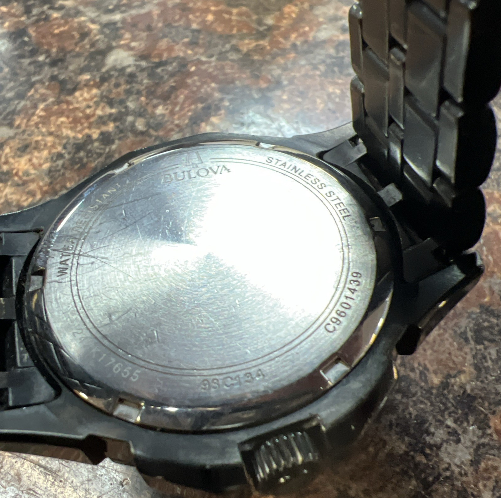 Bulova Octava Black Crystal Stainless Steel 98C134 Chronograph a-2
