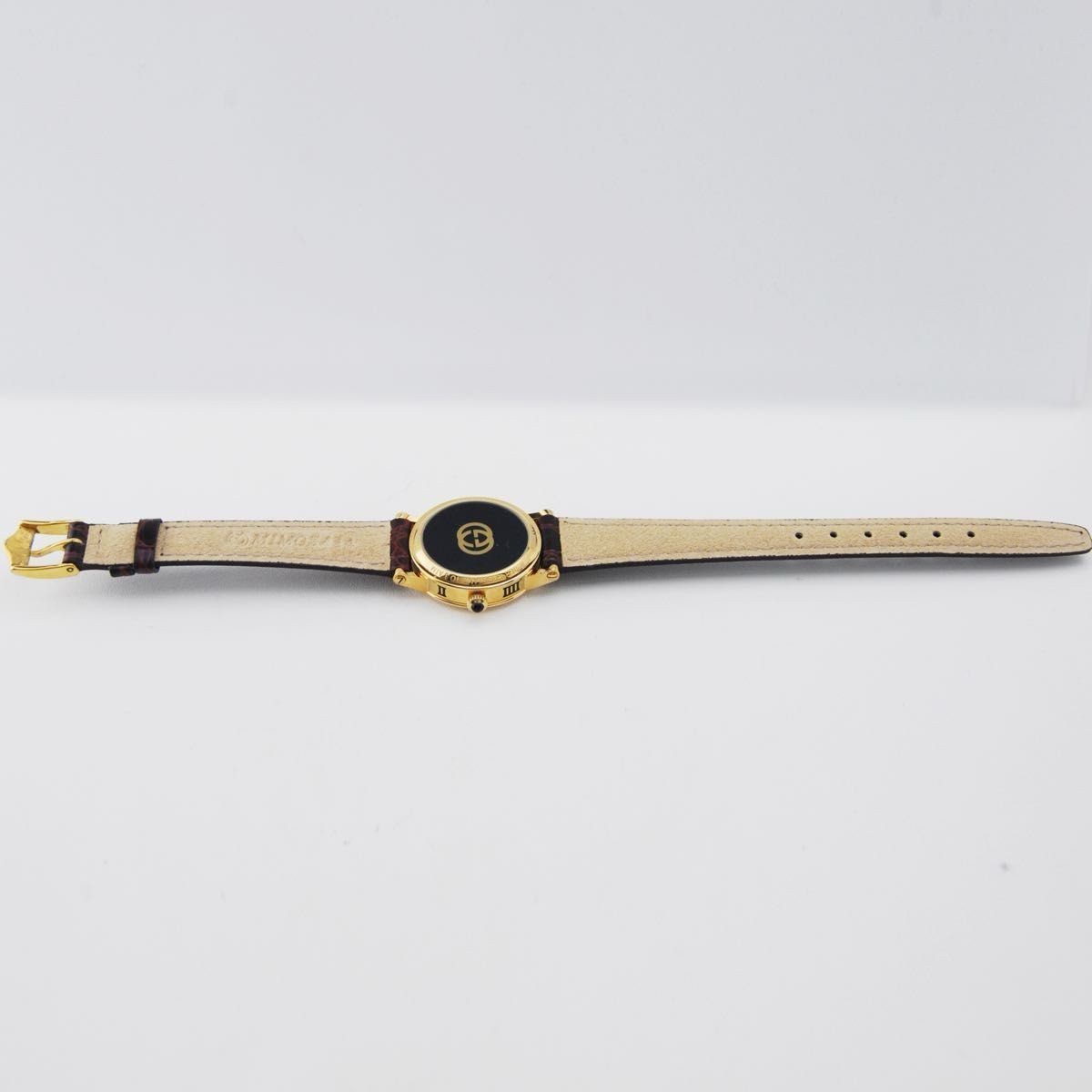 GUCCI 7200L Women’s Quartz Watch Dark Brown Band
