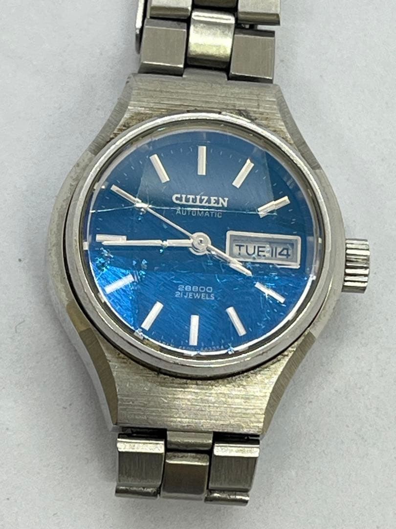 [Working Condition] CITIZEN Automatic Women’s Watch, Blue Dial