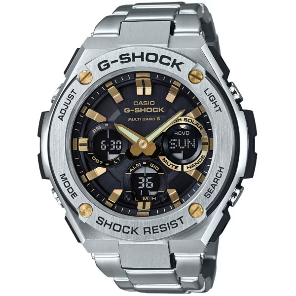 CASIO G-SHOCK G-STEEL GST-W110D-1A9JF Tough Solar Radio Men’s Watch