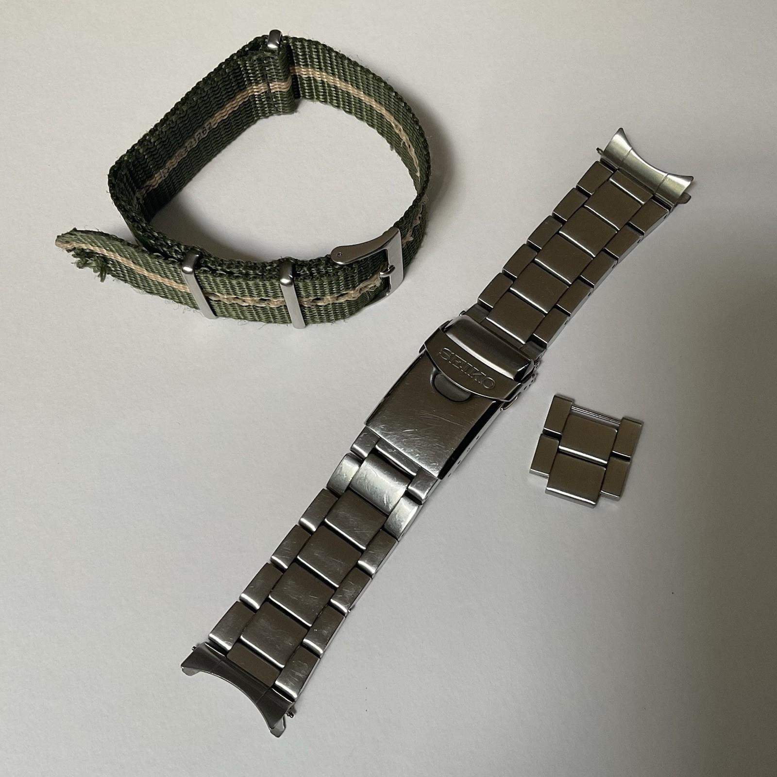 Seiko SKX009J Made in Japan Automatic Diver Box Tags Z22 Strap & Seiko Bracelet