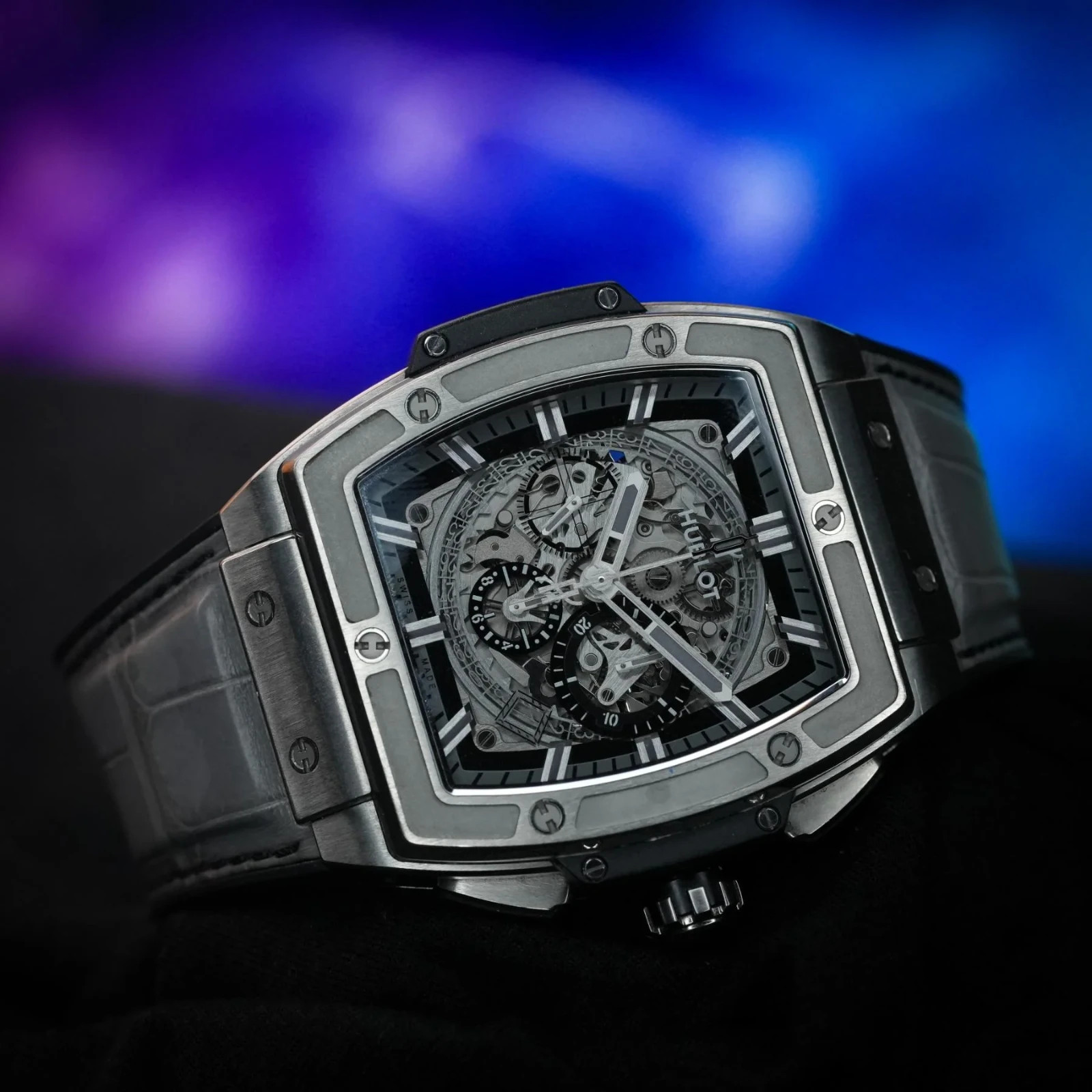 Hublot Spirit Of Big Bang Titanium Skeleton Dial 45mm Auto Men’s 601.NX.0147.LR