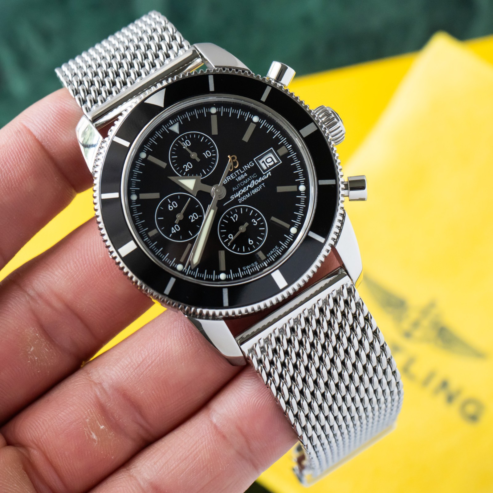 Breitling Superocean Heritage Chronograph 46mm Black Aluminum Steel – A13320