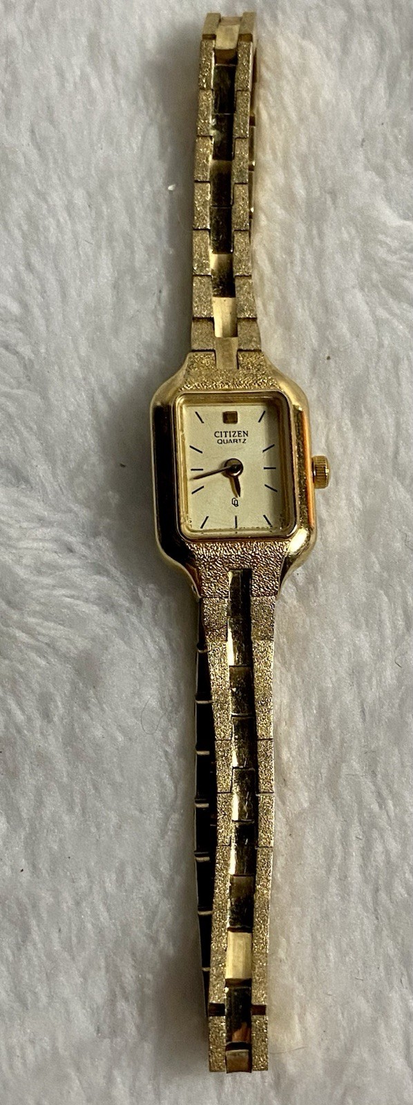 Vintage 1987 Citizen Women’s Dress Watch Gold-Plated , 5421-S21389, New Battery