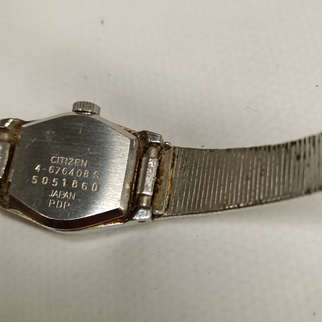 Citizen Wrist Watch Silver Stainless Steel Vintage *Spares/Repairs* | Preloved