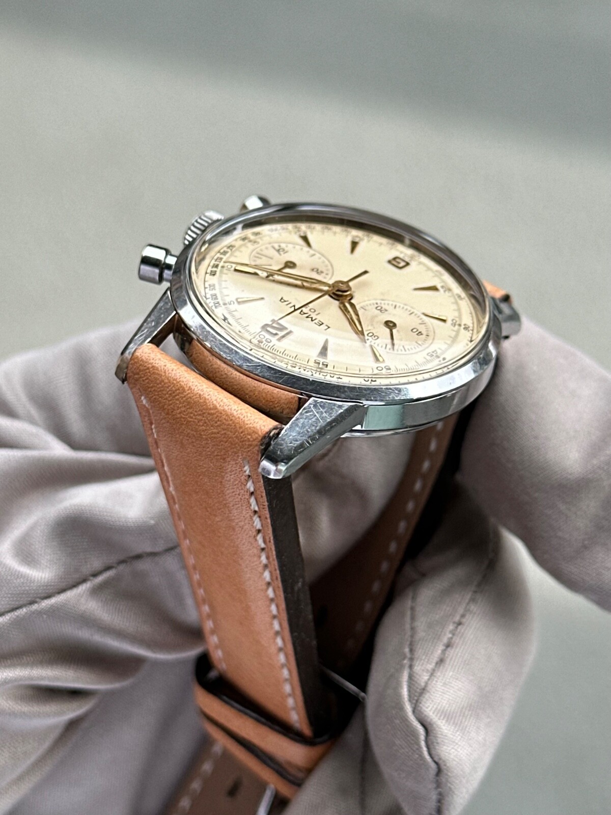 Vintage Lemania 105 Chronograph Caliber 1277 34.5mm Ref. 806-2 *SERVICED*