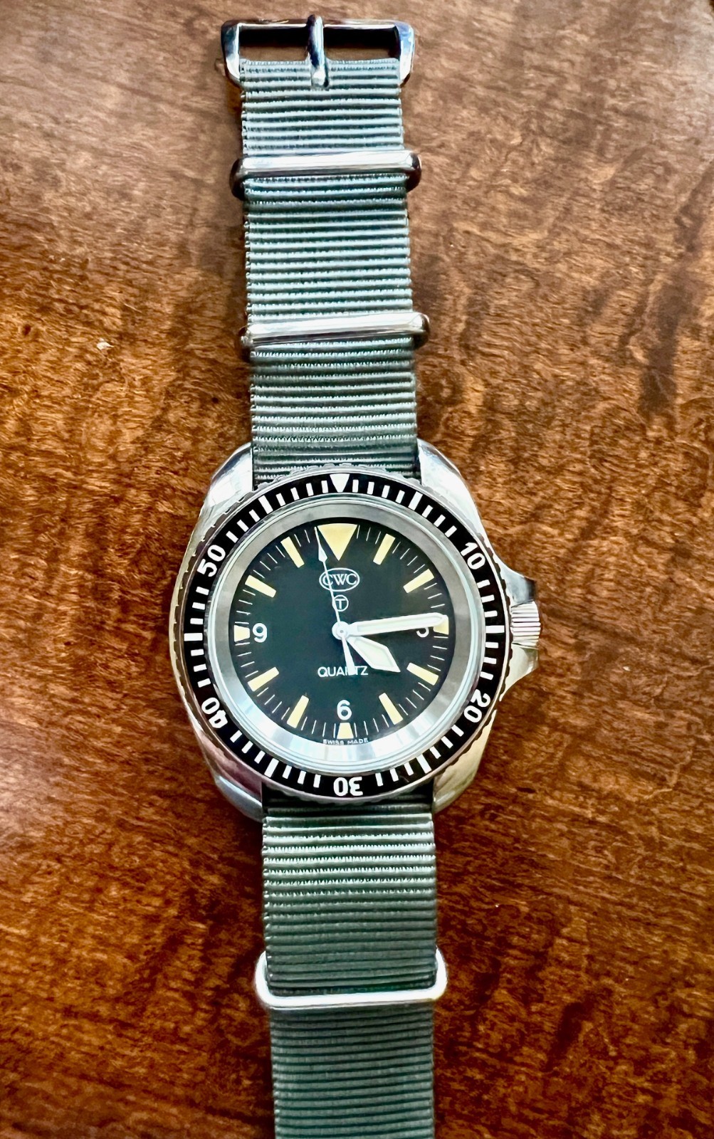 CWC 1983 RN Divers Quartz Re-Issue RN300-83 QM60, Royal Navy Diver. Box & Papers