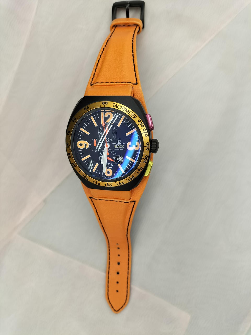 [A4N] Avio Milano Orion OS10 Chronograph Quartz Analog Men Watch [z8w]