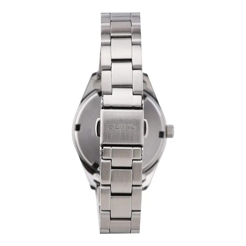 SEIKO Women Ladies SUR351P1 Orange Salmon Dial Quartz Stainless Steel