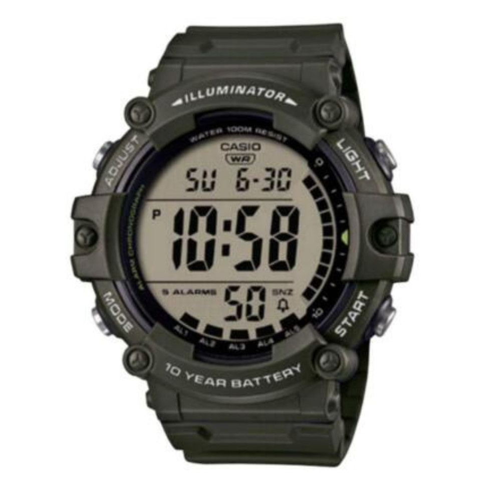Casio multi-functional digital watches AE-1500WHX-3AV 10 years Battery