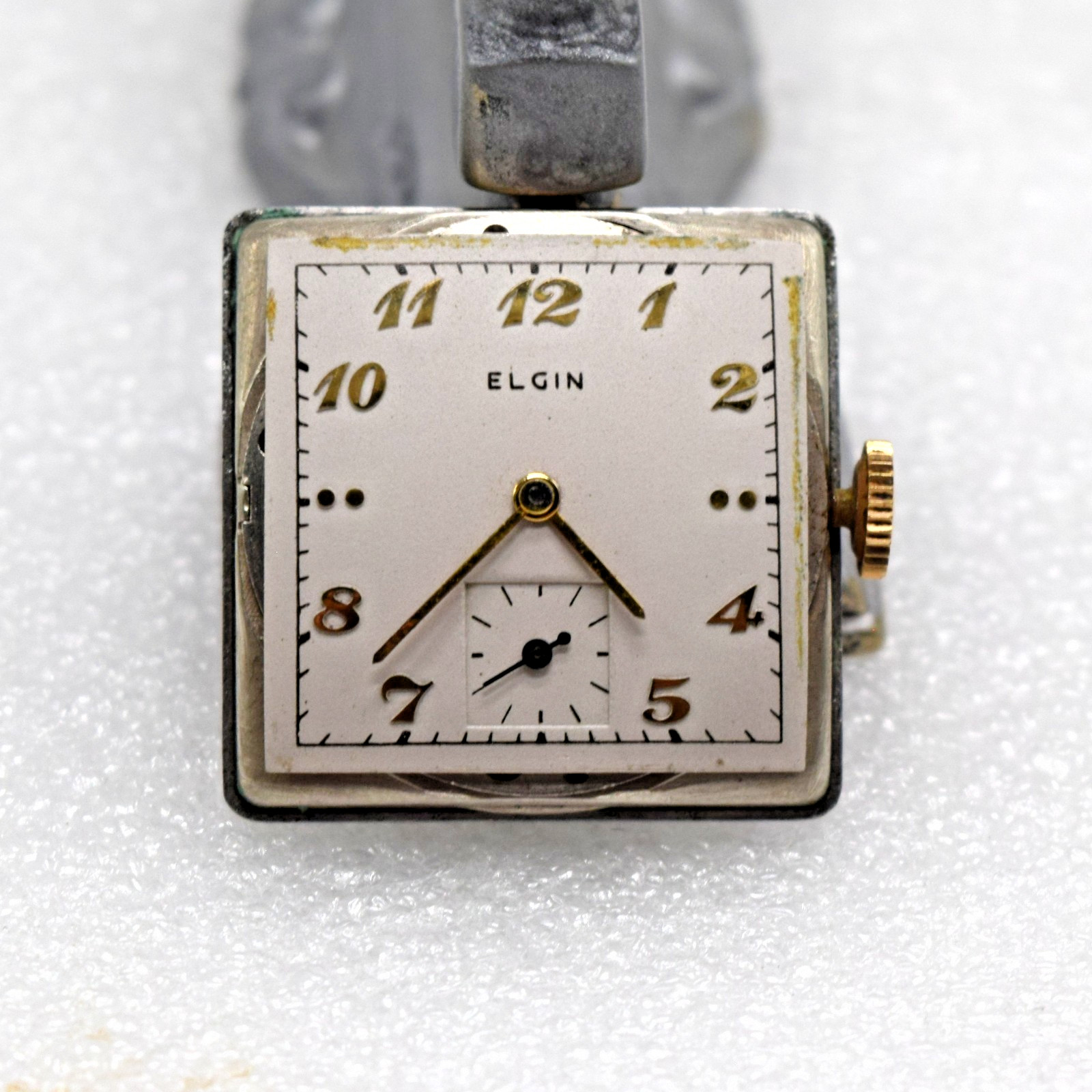Vintage Elgin 554 17J Wristwatch Star 6727 10K RGP Case-Clean Dial, Parts/Repair