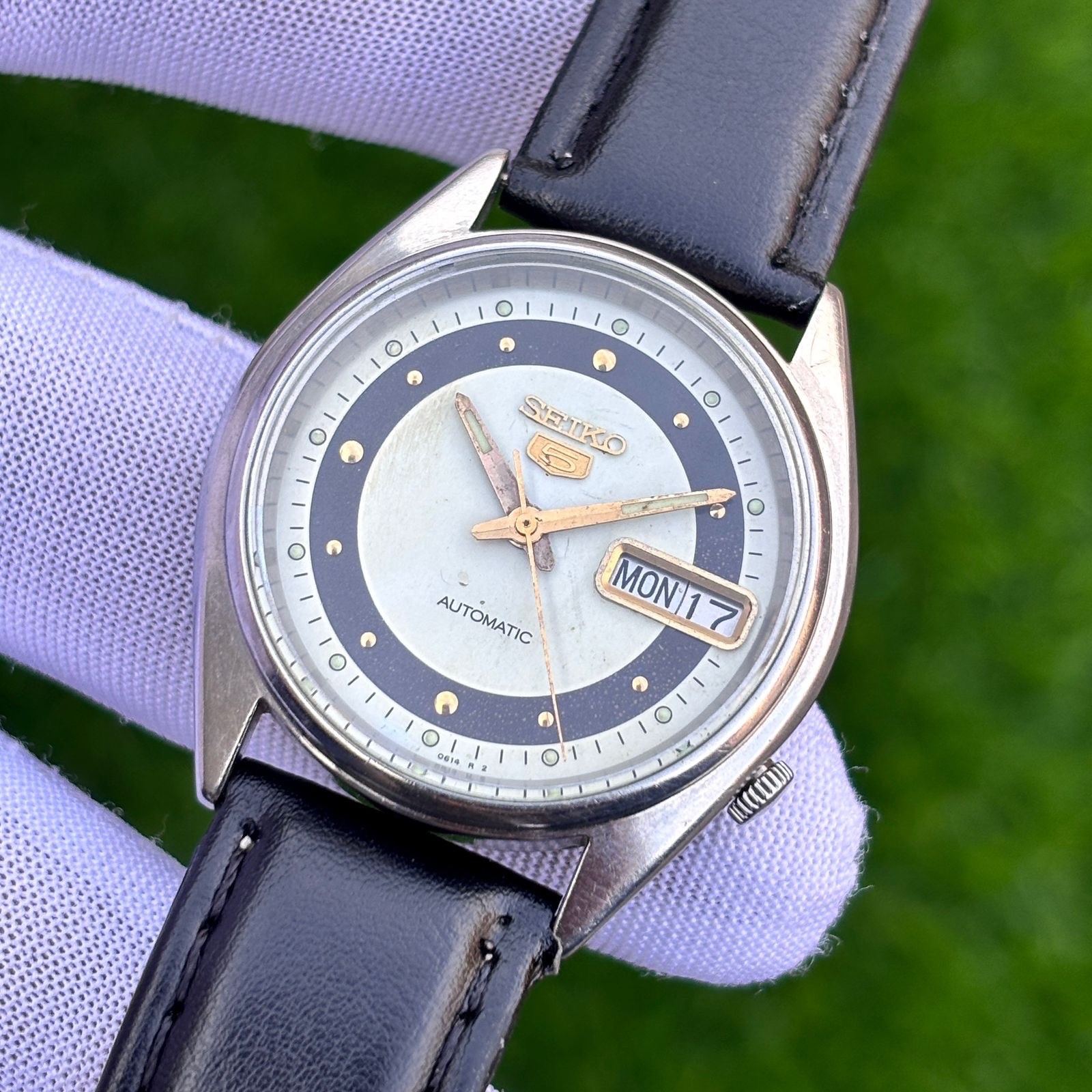 Vintage Seiko 5 Dress Formal Automatic Japan Made Men’s Watch 7009-6001