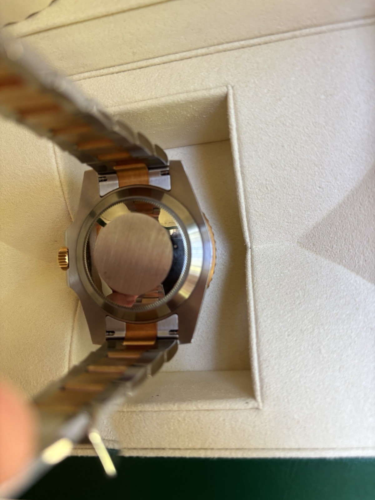 Rolex Submariner 126613LB Silver and Gold Oyster Bracelet with Blue Bezel
