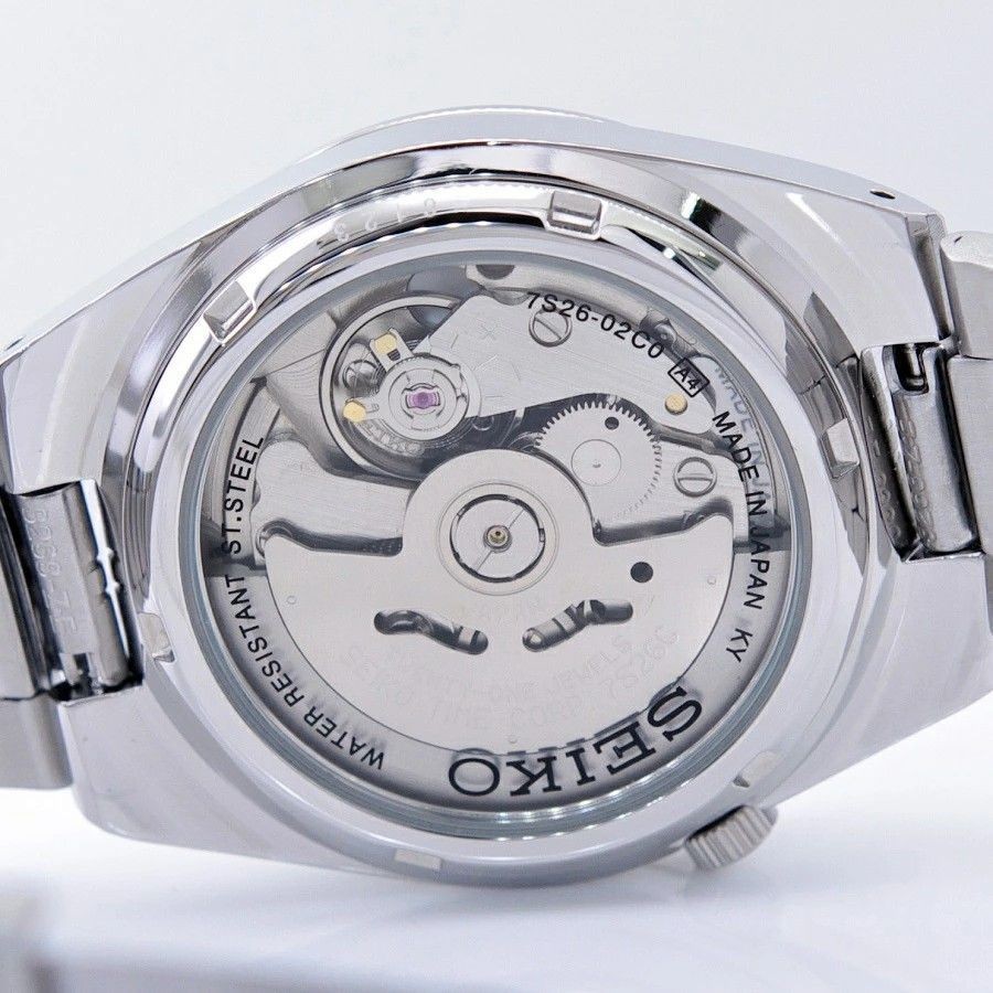 Seiko 5 Automatic 21 Jewels White Dial Japan Made Analog SNK559J1 Men’s Watch