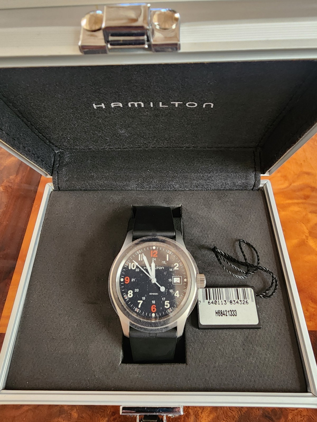 *NIB* Hamilton SWAT Movie Collab Khaki Field Quartz Watch Limited Ed *FAST SHIP*