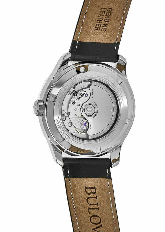 Bulova 96C142 Wilton Automatic 26 Jewels Sapphire Crystal Exhibition Case Watch