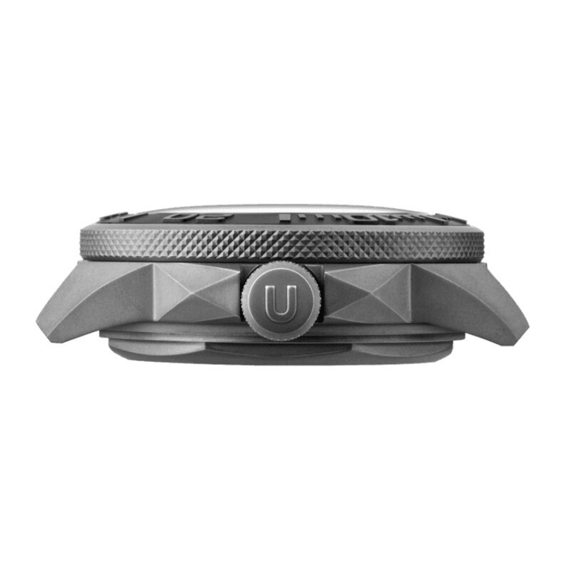 UNDONE AQUADEEP SIGNAL Automatic Titanium Silicone Gray Orange Men’s Watch