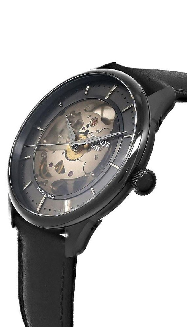 TISSOT Chemin Des Tourelles Skeleton 39MM Men’s Watch T139.836.36.441.00