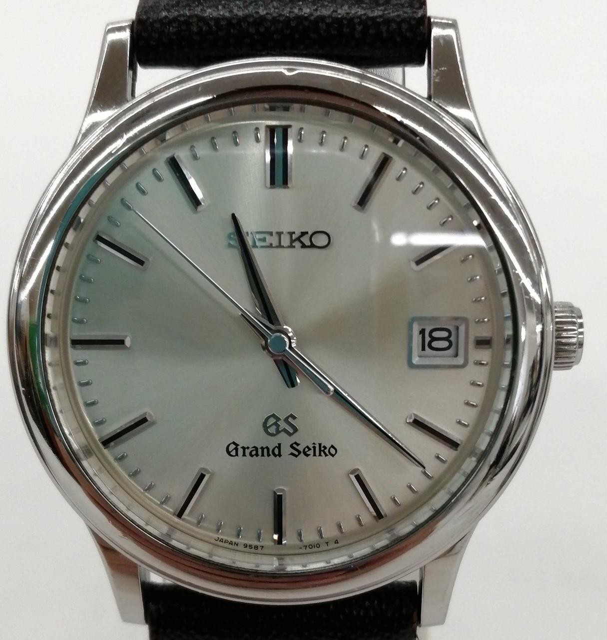 SEIKO GRAND Quartz Analog Watch 9587-7010 Used