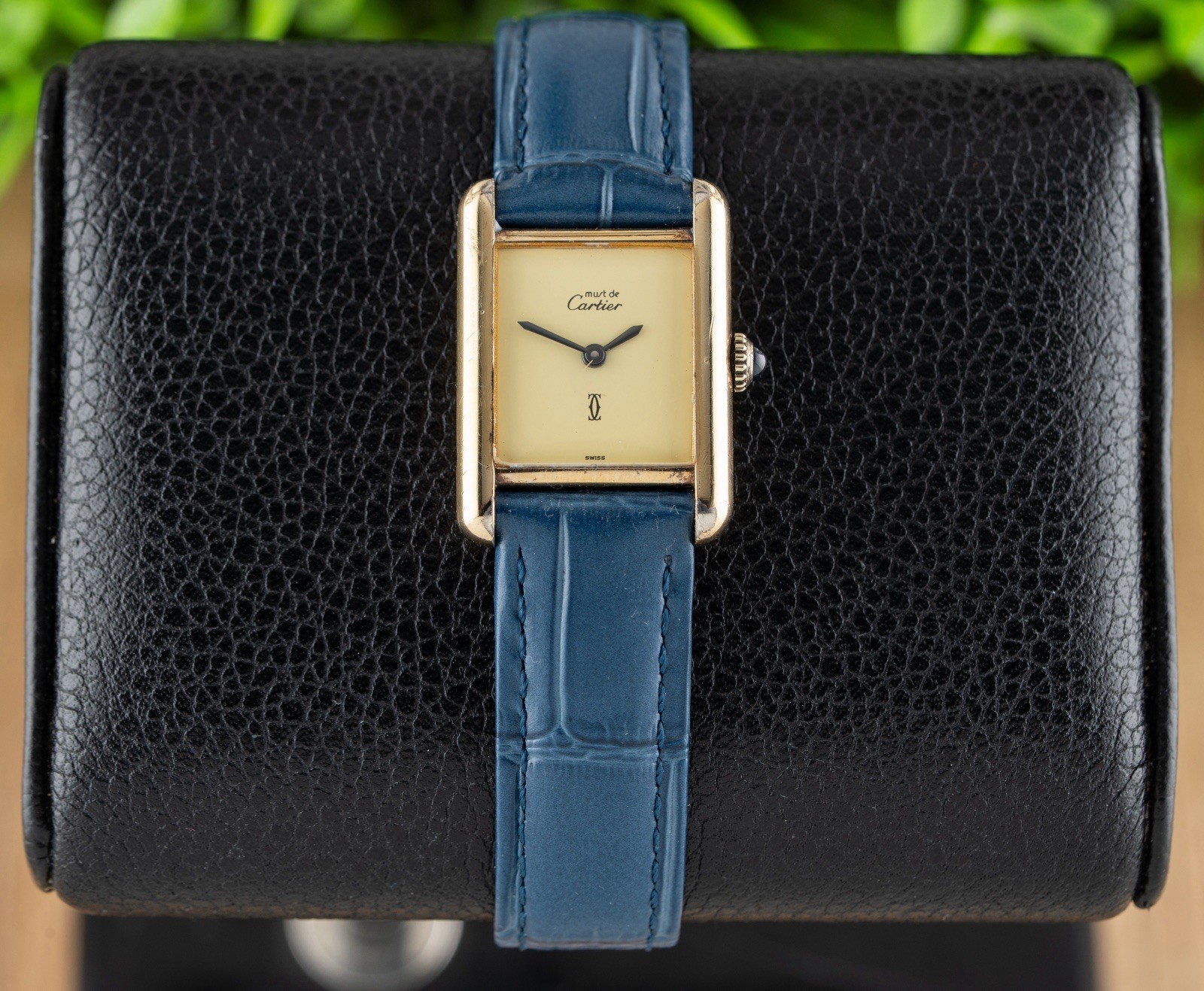 Cartier Tank Must de Cartier Lemon Dial with Box & Papers!!