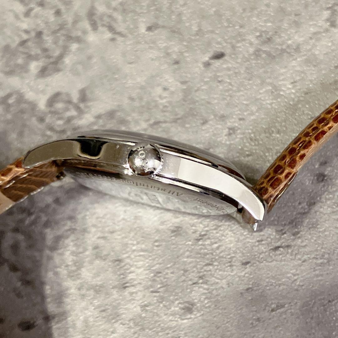 KUOE Kyoto Old Smith 90-001 Watch Stainless Steel Leather Working from Japan
