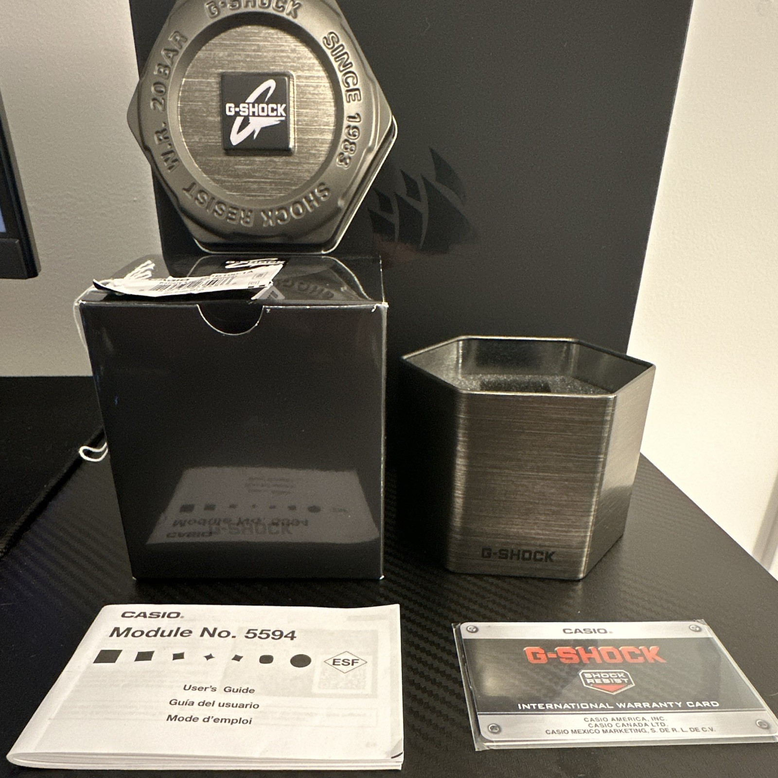 Casio G-Shock Mudmaster GG-B100-1A Black Bluetooth Mud Resist 200m Box