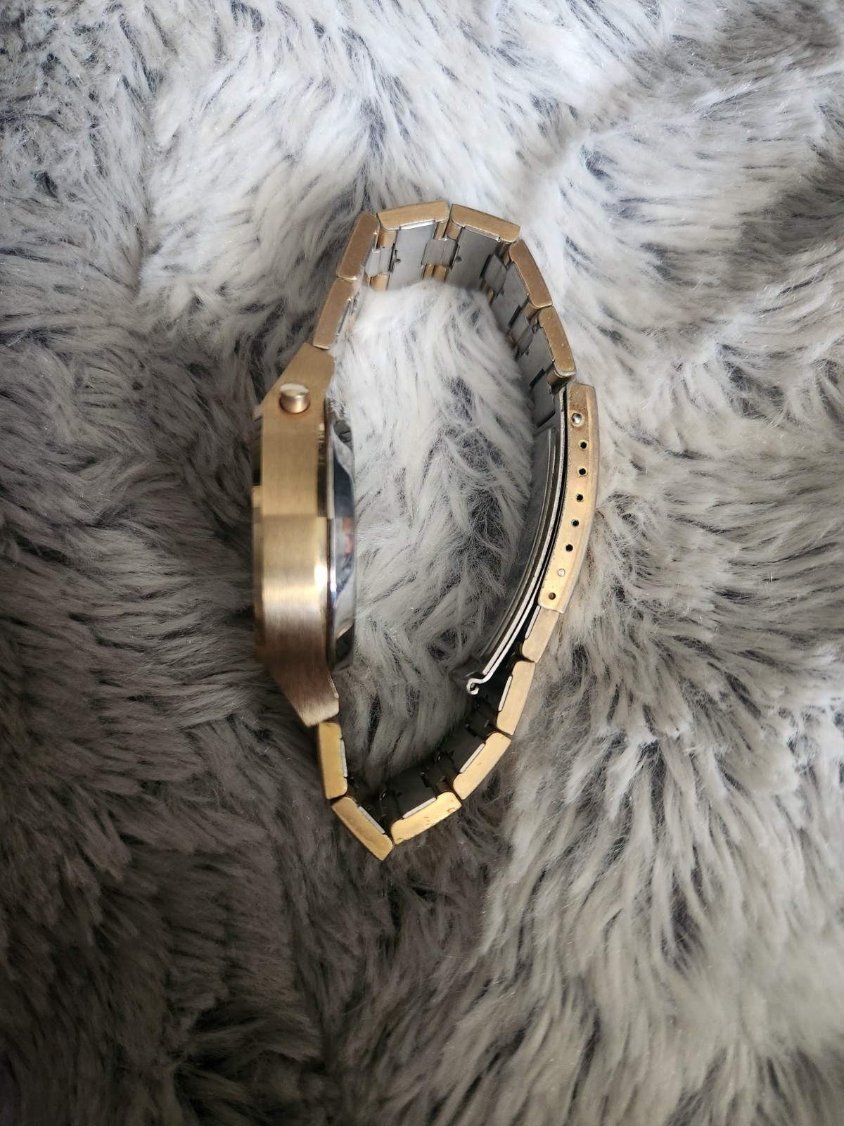 Vintage Waltham Ladies Digital Watch – Gold Tone – Original Box & Papers – 1970s