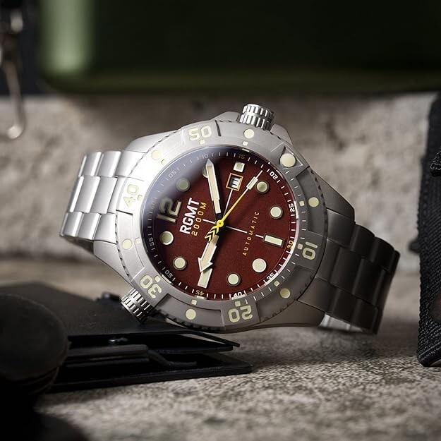 RGMT RG803744 Demolition Stainless Steel Automatic Watch 2000m $1,250 -NEW/RARE