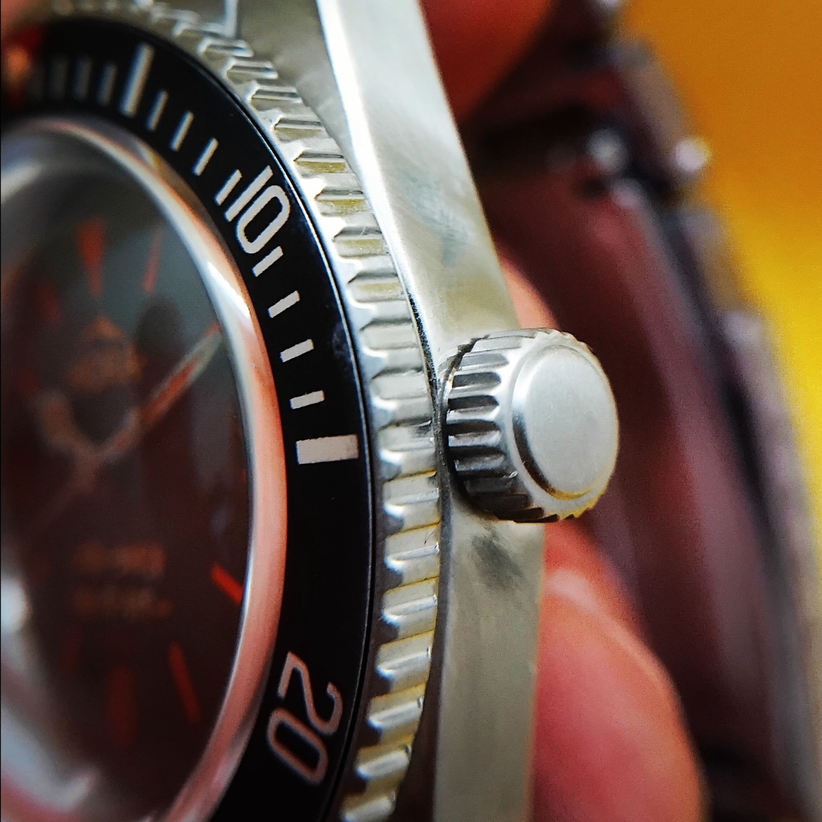 Vintage 38mm Custom Automatic Movement Men’s Watch -Hora-