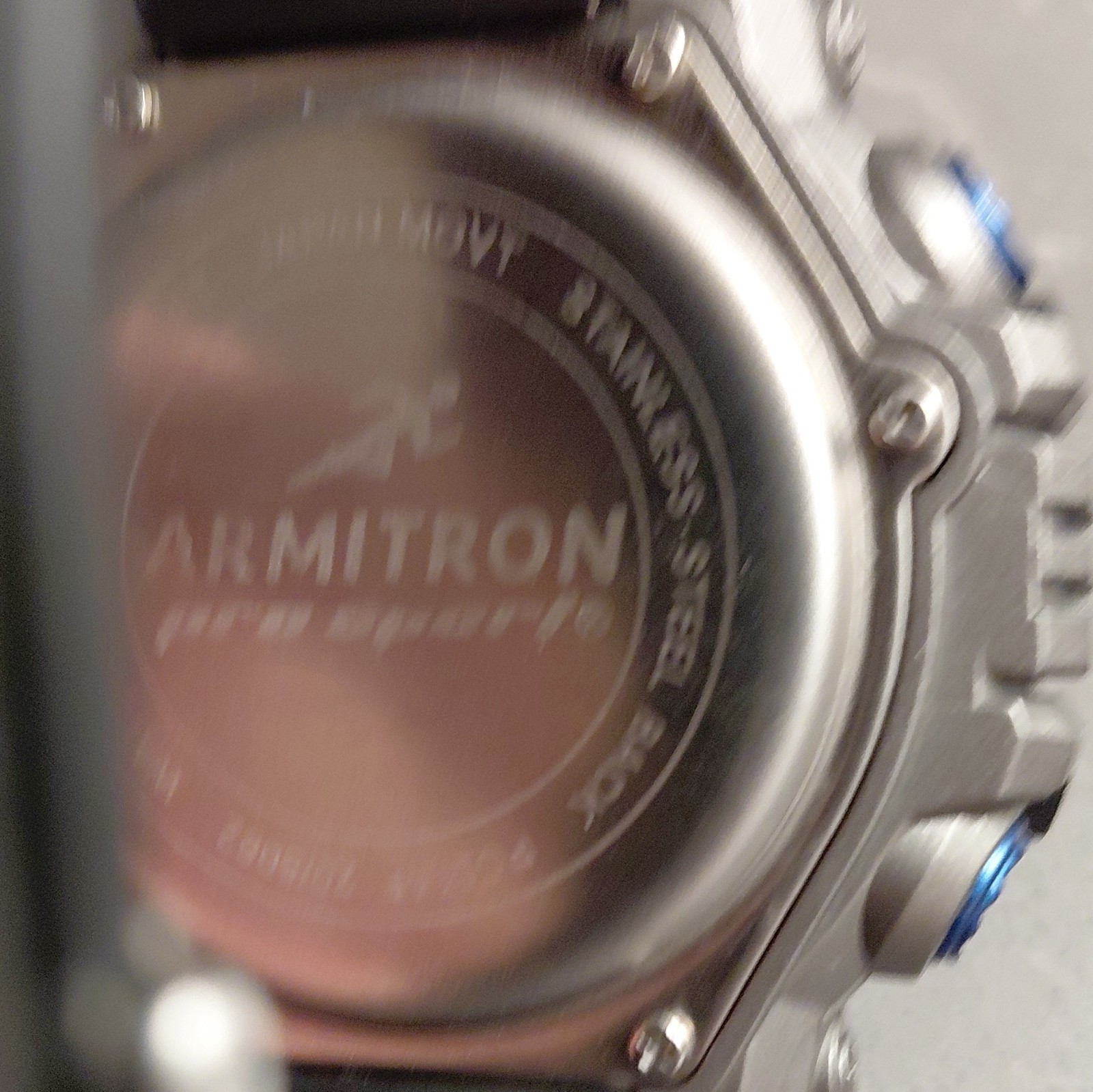 Armitron Pro Sport Men’s Analog-Digital Quartz Chronograph Black/Blue WR 100m