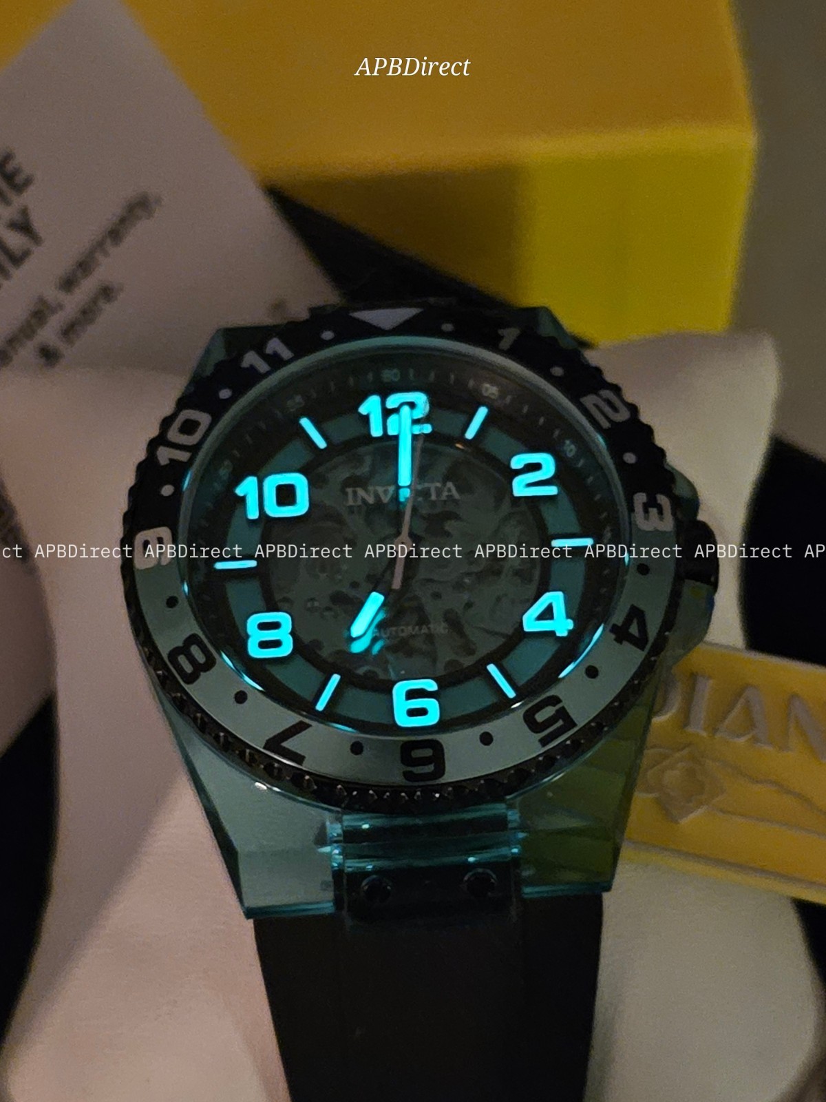 Invicta – Speedway – Mechanical AUTOMATIC Aquamarine – Anatomic Dial mens watch