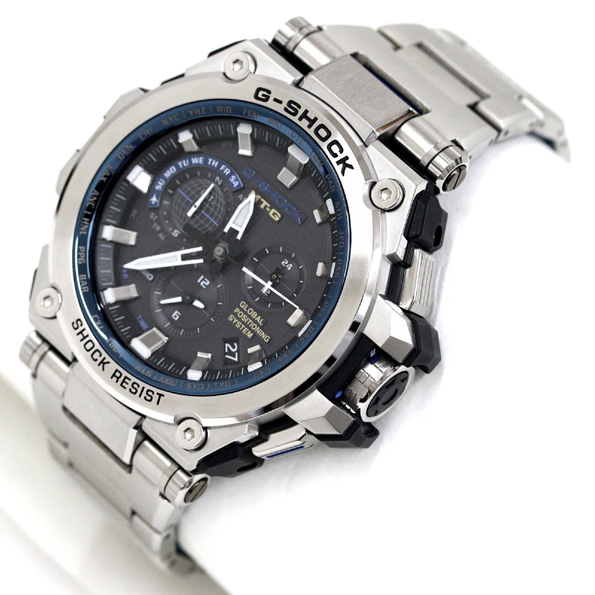 Casio G SHOCK MTG G1000D Wristwatch GPS Satellite Radio Solar Quartz Men’s
