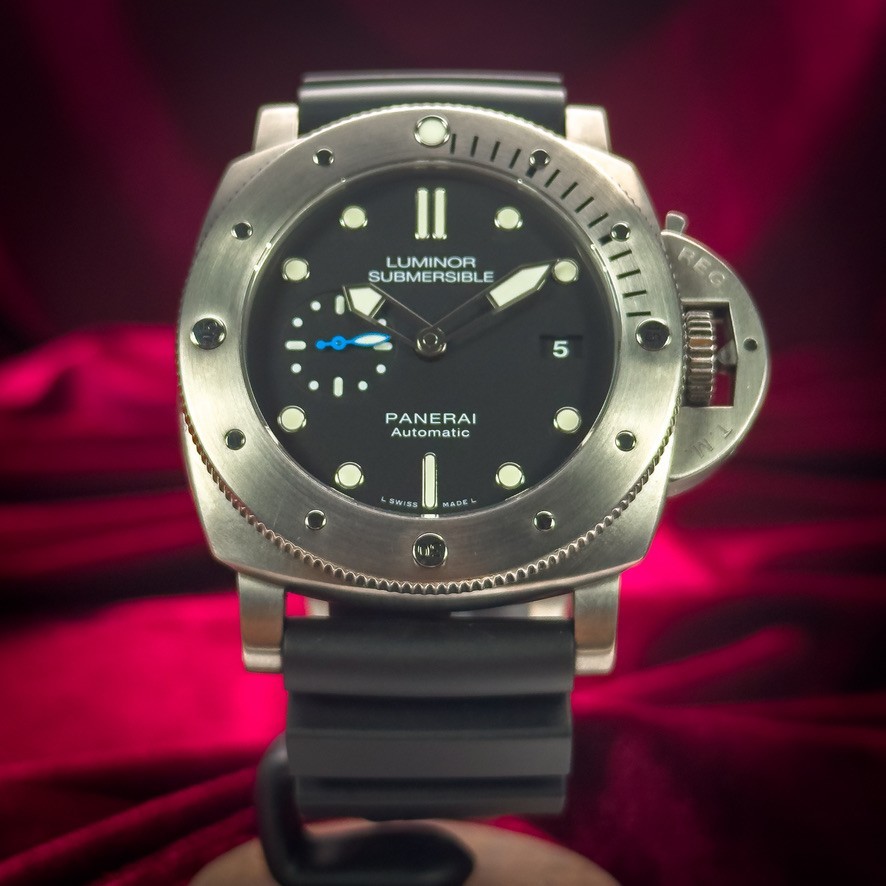 Panerai Luminor Submersible 1950 3 Days Automatic Men’s Black Watch – PAM01305