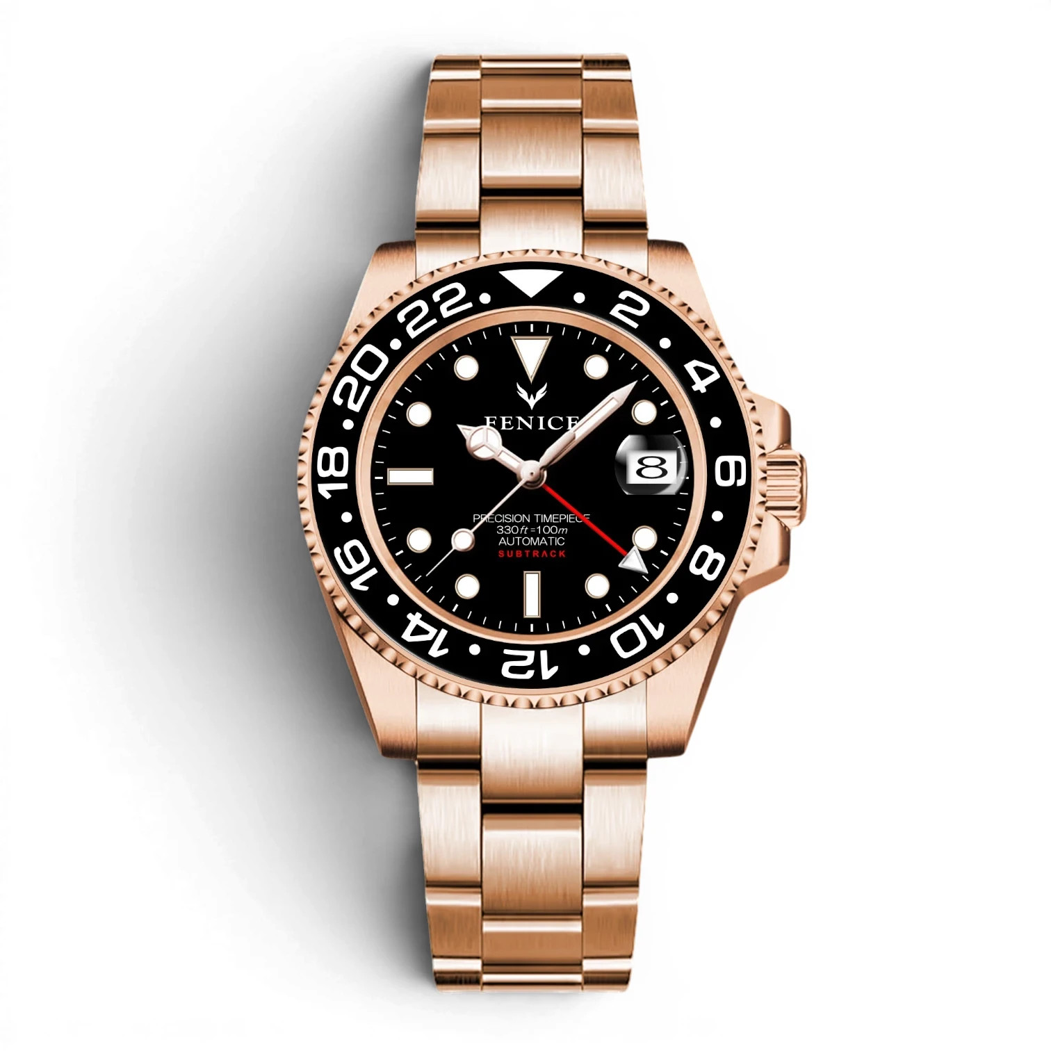 Phoenix Subtrack Monarch GMT 10ATM Automatic Watch with Seiko NH34 Movement