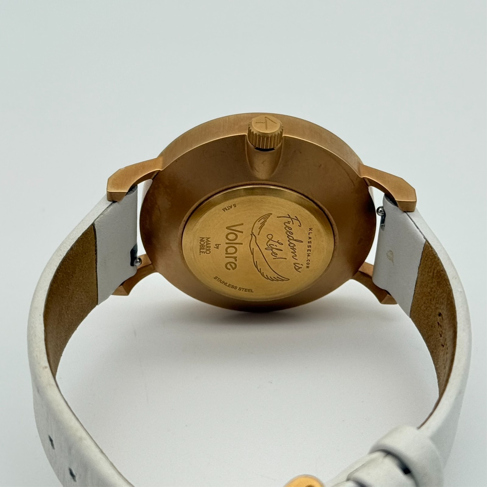 Ladies KLASSE14 Volare By Mario Nobile Watch, Rose Gold Tone All Stainless Steel
