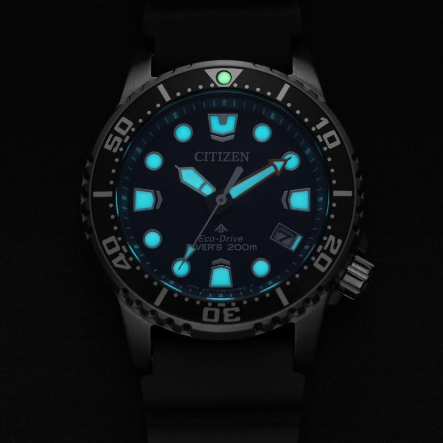 CITIZEN EO2021-05L Promaster Eco-Drive 200m Midsize Diver Blue Rubber Watch