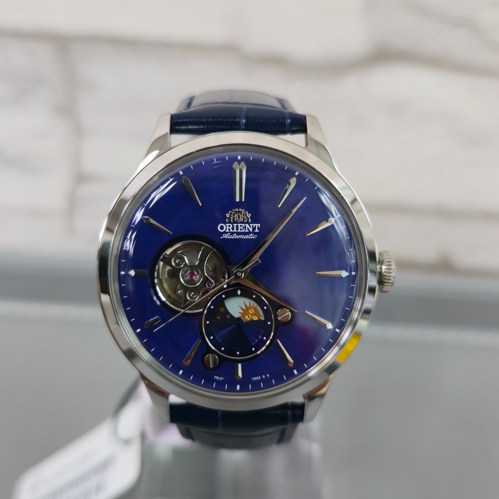 Orient RA-AS0103A30B Sun & Moon Phase Open Heart Automatic 41.5mm New Mens Watch
