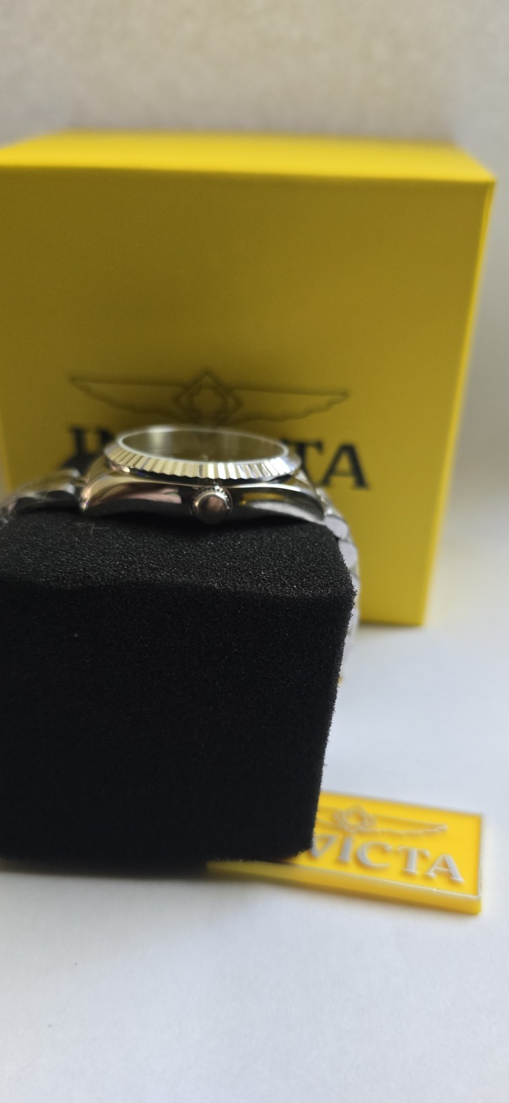 Invicta Specialty Windsor Women’s Watch 36mm Black Roman Dial Steel 47408