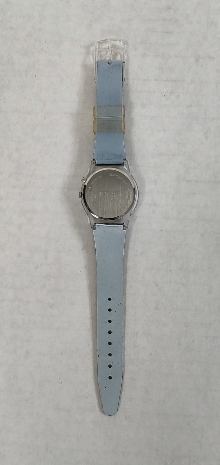 Volkswagen VW Watch Sweda Rubber Wrist Band Plastic Non Working Selling AS IS
